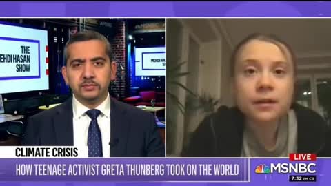 Greta Thunberg: “...since the climate crisis doesn’t exist...”