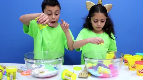 Don’t Choose the Wrong Play-Doh Slime Challenge!