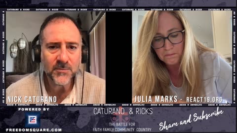 Fighting To Get Support & Help For The Covid Vaxxed Injured. We interview Julia Marks With React-19. In Episode 25 We Do An Open Call For Signatures To Pass The Vaccine Injury Modernization Compensation Act
