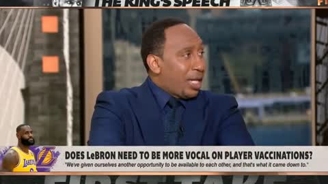Stephen A. Goes Crazy at LeBron Lakers first day of practice and training camp for 2022 Championship