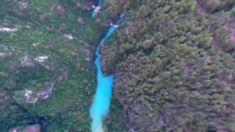 Island Serenity Drone Perspectives of Mountains and Nature