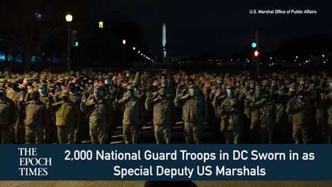 Thanks to the 25,000 Troops in DC for the Peaceful Transfer to Military Power