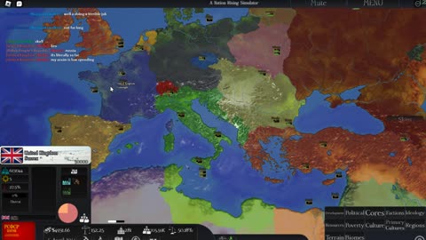 Playing as Volga Germany in Nation Rising Simulator Roblox