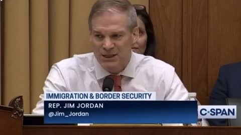Rep Jim Jordan: ‘The Chaos at Our Southern Border is No Accident. It’s Deliberate. It’s By Design.’