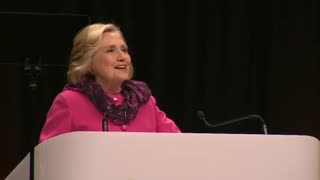 Hillary Clinton jokes that she thought of leaving US after Trump won.