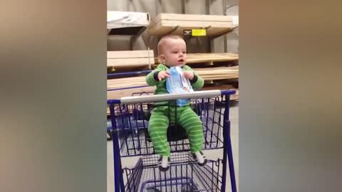 Funny Moments Baby Shopping First Time