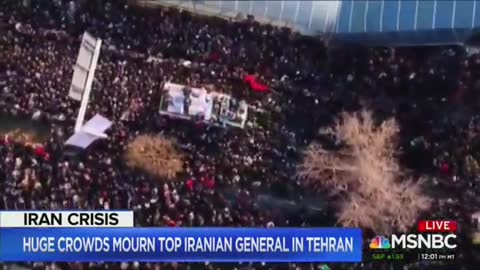 MSNBC's Katy Tur amazed at crowd size for Soleimani funeral