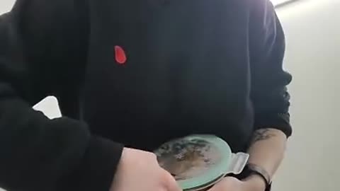 Girl accidentally vacuum sealed glass Tupperware closed.