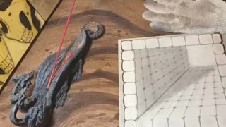 Wood burning time lapse