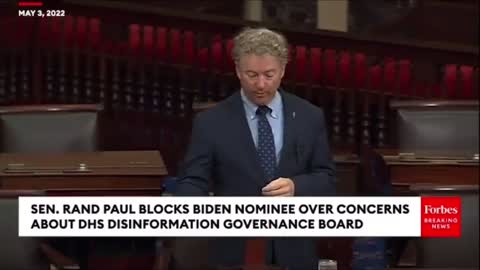 ‘A COMPLETE Violation of the Fourth Amendment’: Rand Paul Goes OFF Over Biden’s ‘Ministry of Truth’