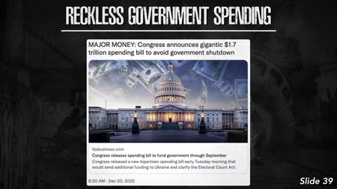 Reckless Government Spending