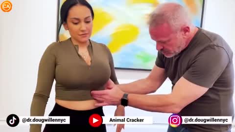 Cracking Ribs back into Place, EXPLOSIVE - ASMR Chiropractic Adjustment