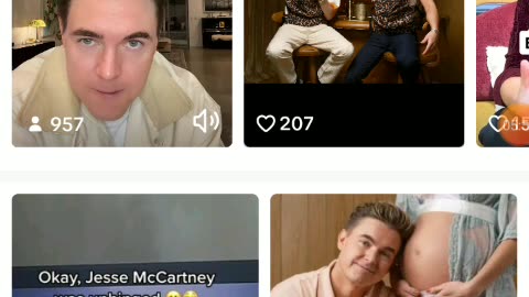 Jesse McCartney tiktok lives 3/11/24