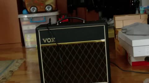 Vox pathfinder 15r with OverLord pedal clean channel