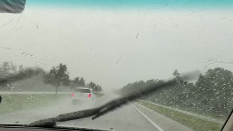 Lightning Storm Startles Drivers