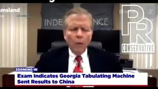 Tabulation Machines Were Sending Results to China