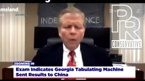 Tabulation Machines Were Sending Results to China