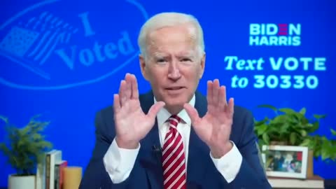Joe Biden admits to organizing voter fraud