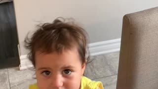 Toddler And Dad Have An Adorable Dispute