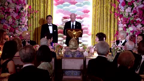 Japan's leader quotes Star Trek at White House dinner