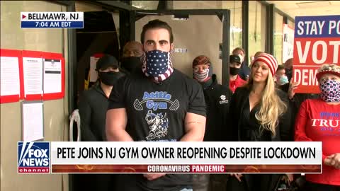NJ gym reopens amid coronavirus lockdown