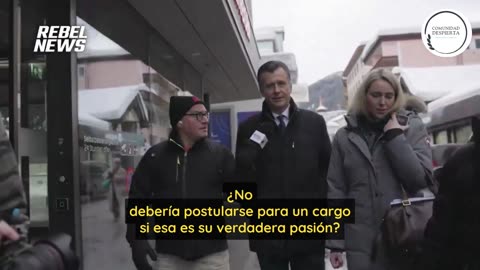 El vicepresidente de Blackrock en las calles de Davos