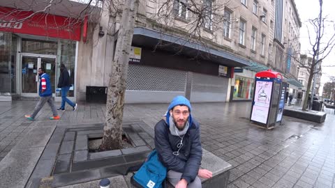 LIVERPOOL CITY CENTRE IS LIKE A GHOST-TOWN.