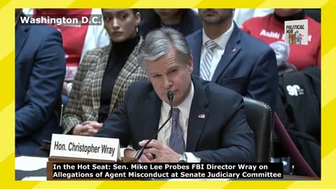 Sen. Mike Lee Interrogates FBI Director Wray