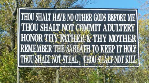 God's Ten Commandments: non-optional principles