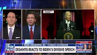 Ron DeSantis SLAMS Biden following dark speech targeting MAGA Republicans