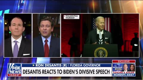 Ron DeSantis SLAMS Biden following dark speech targeting MAGA Republicans