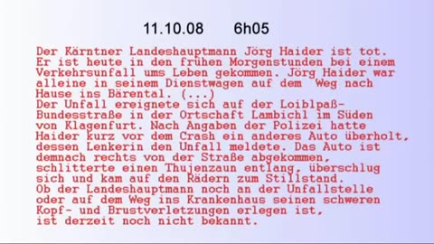 Jörg Haider Unfall, Mord oder Attentat - Gerhard Wisnewski