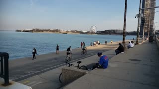 Looking Out Upon Lake Michigan