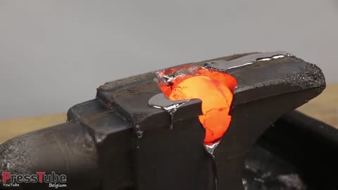 1k Celsius Tungsten ball vs lead. Be careful too hot Science experiments