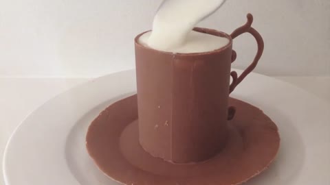 Chocolate mousse in choco cup
