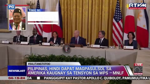 Pilipinas, hindi dapat magpasulsol sa Amerika kaugnay sa tensyon sa WPS −MNLF