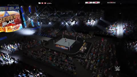 WWE 2K17 CAW Vs. Brock Lesnar (Re-recorded) - June 22, 2017