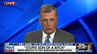 Brit Hume on Biden calling Peter Doocy a "stupid son of a b*tch"