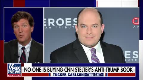 Tucker Carlson HUMILIATES Loser Brian Stelter for Nonexistent Book Sales, Collapsing Ratings