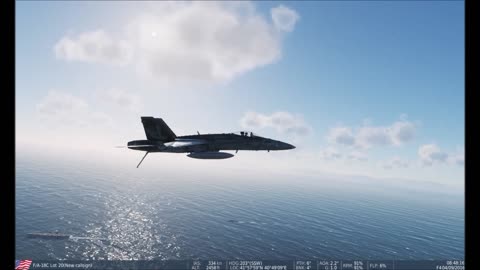 F18C DCS 1st Carrier Trap