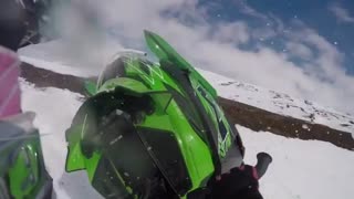 Collab copyright protection - gopro snowmobile falling video