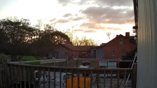 Sunrise on Zmodo Surveillance Camera - Time lapse