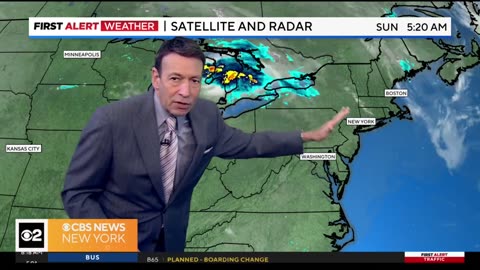 CBS 2 NEW YORK First Alert Weather Potentially severe storms approaching - 4 14 24