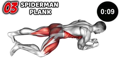 Spiderman plank