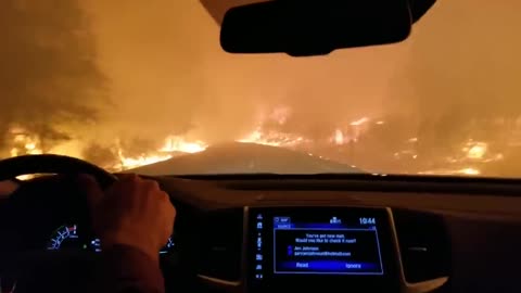 Praying While Escaping The Deadly Camp Fire in Butte County CA 2018