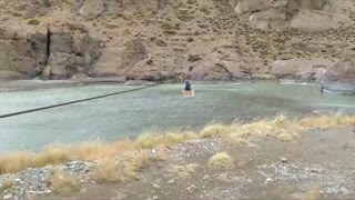 Teen Crosses River With Pulley To Get Lockdown Homework 02