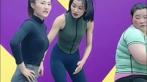 Stomach training Chinese women's.