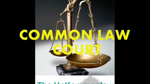 Karl Lentz. Establish your common law court