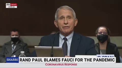 RAND PAUL CLASHES WITH ANTHONY FAUCI OVER WUHAN LAB FUNDING.