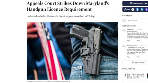 Appeals Court Strikes Down Maryland's Handgun License Requirement